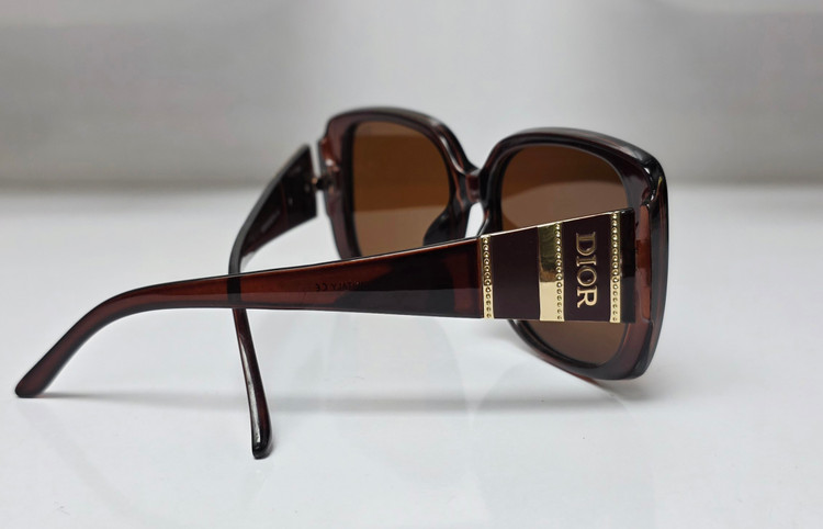 عینک آفتابی زنانه سایز بزرگ برند Dior پلارایز uv400