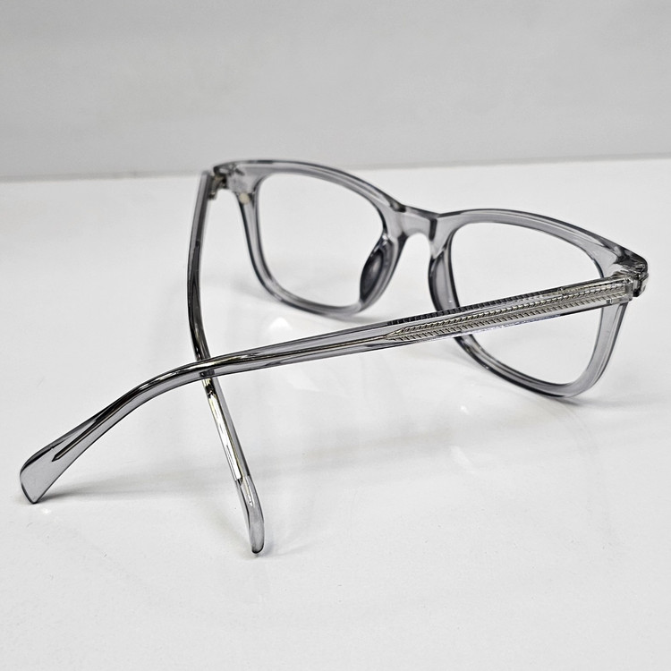 عینک کاوردار طبی 5کاوره کد 1202 رنگ طوسی شفاف جنس استیت